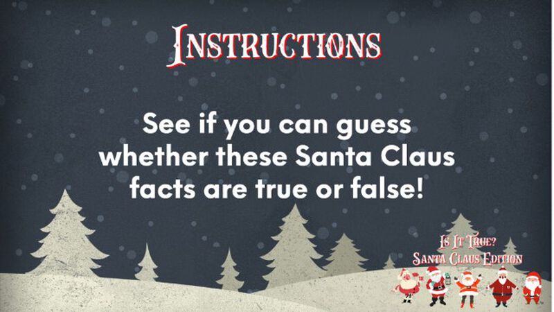 Is it True Santa Claus Edition